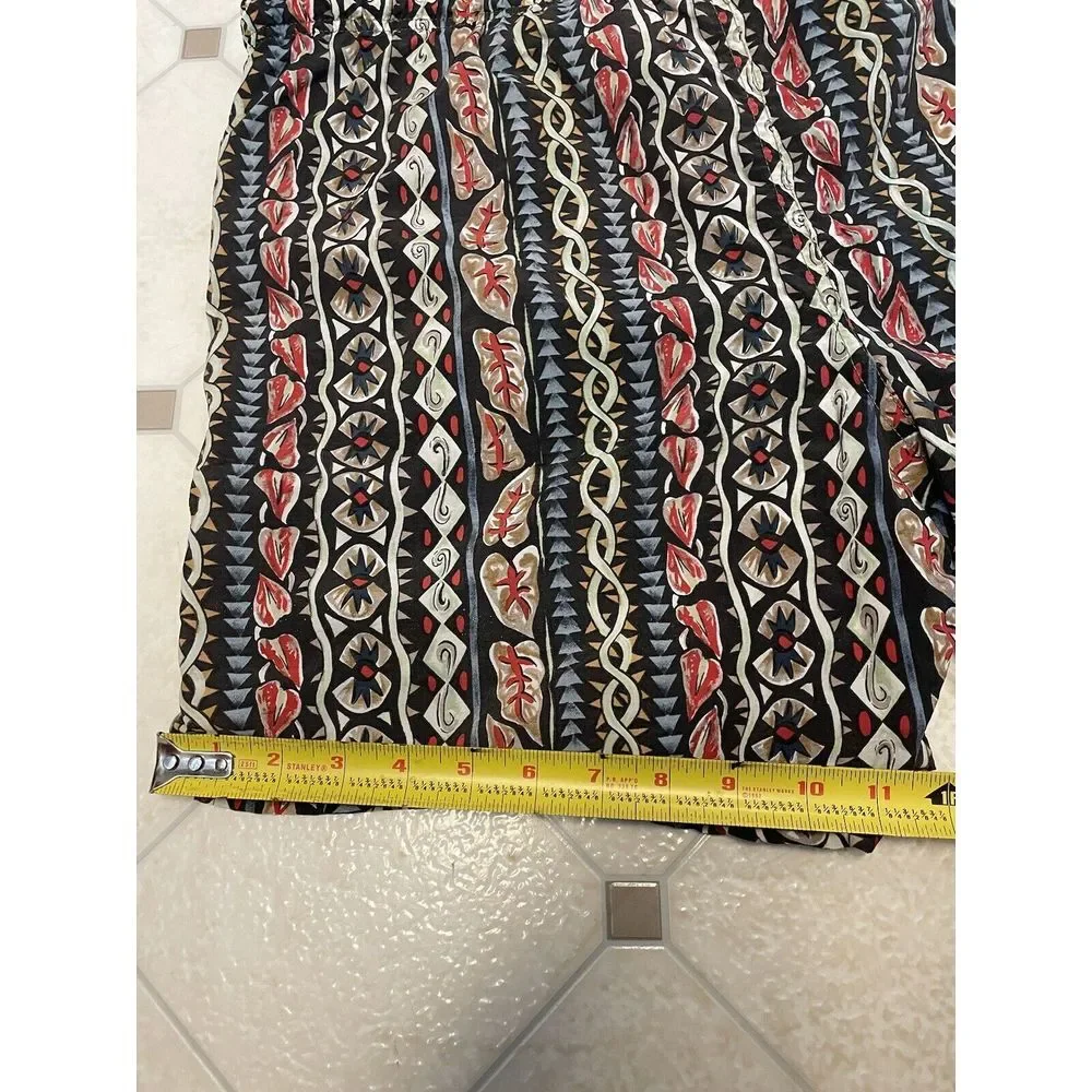 Vintage Speedo Men's Swim Trunks 90s Y2K Pattern Mens‎ Shorts Tribal Pattern